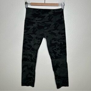 Lululemon Align Crop Incognito Camo Multi Gator Green 8